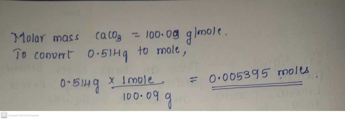 Chemistry homework question answer, step 1, image 1